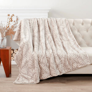 SHERPA BLANKET TAUPE