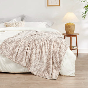 SHERPA BLANKET TAUPE