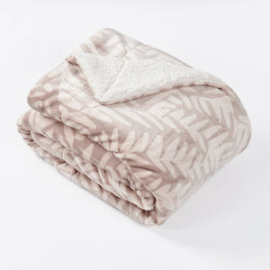 SHERPA BLANKET TAUPE