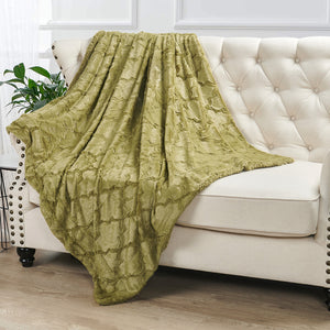 ASHLEY BRUSHED FAUX FUR THROW