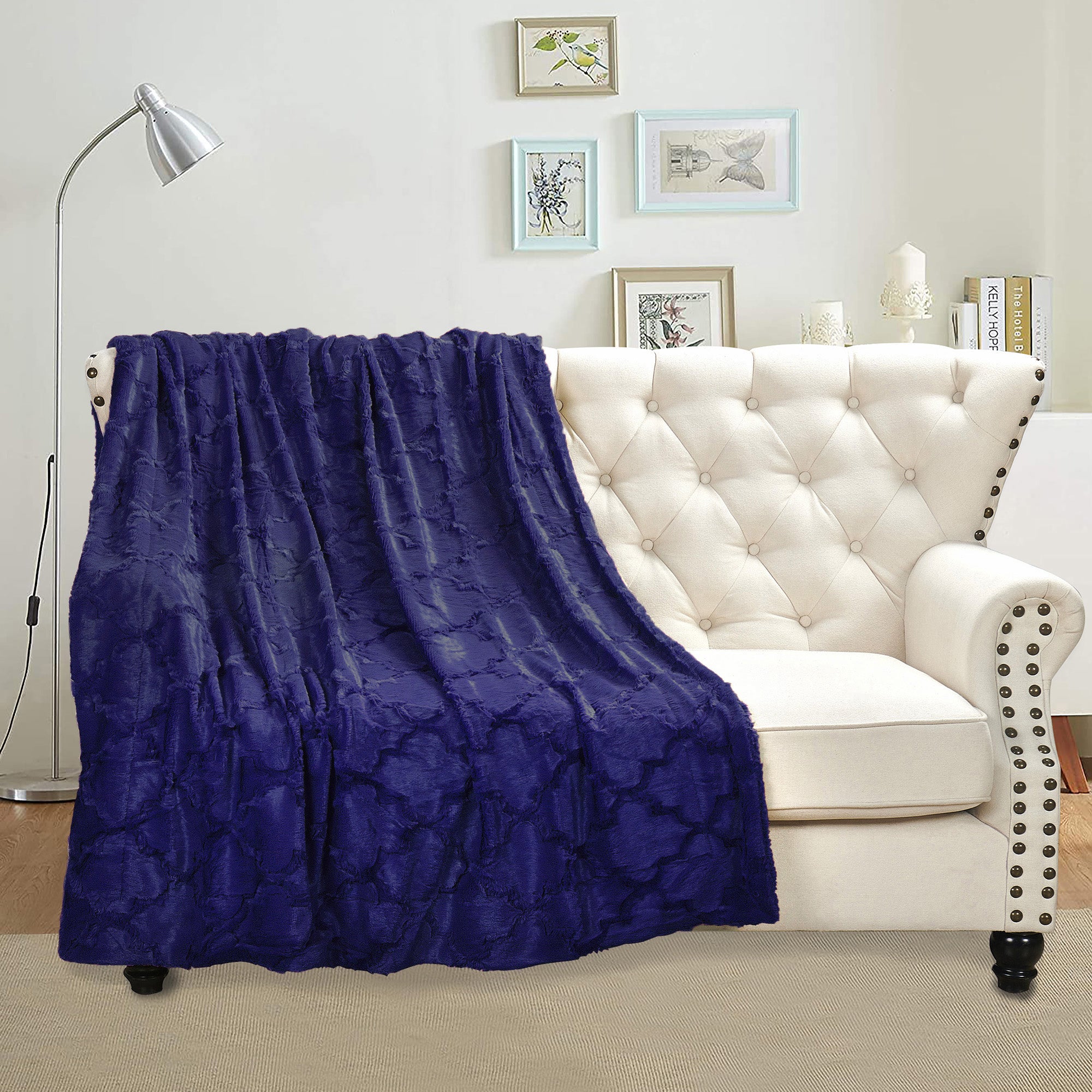 ASHLEY BRUSHED FAUX FUR THROW