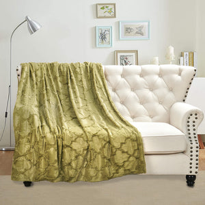 ASHLEY BRUSHED FAUX FUR THROW