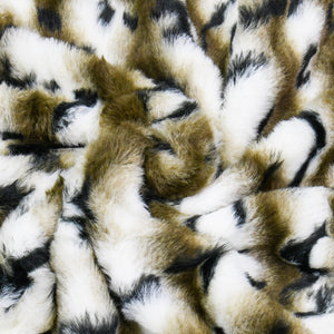 FAUX FUR THROW WITH SHERPA BACKING