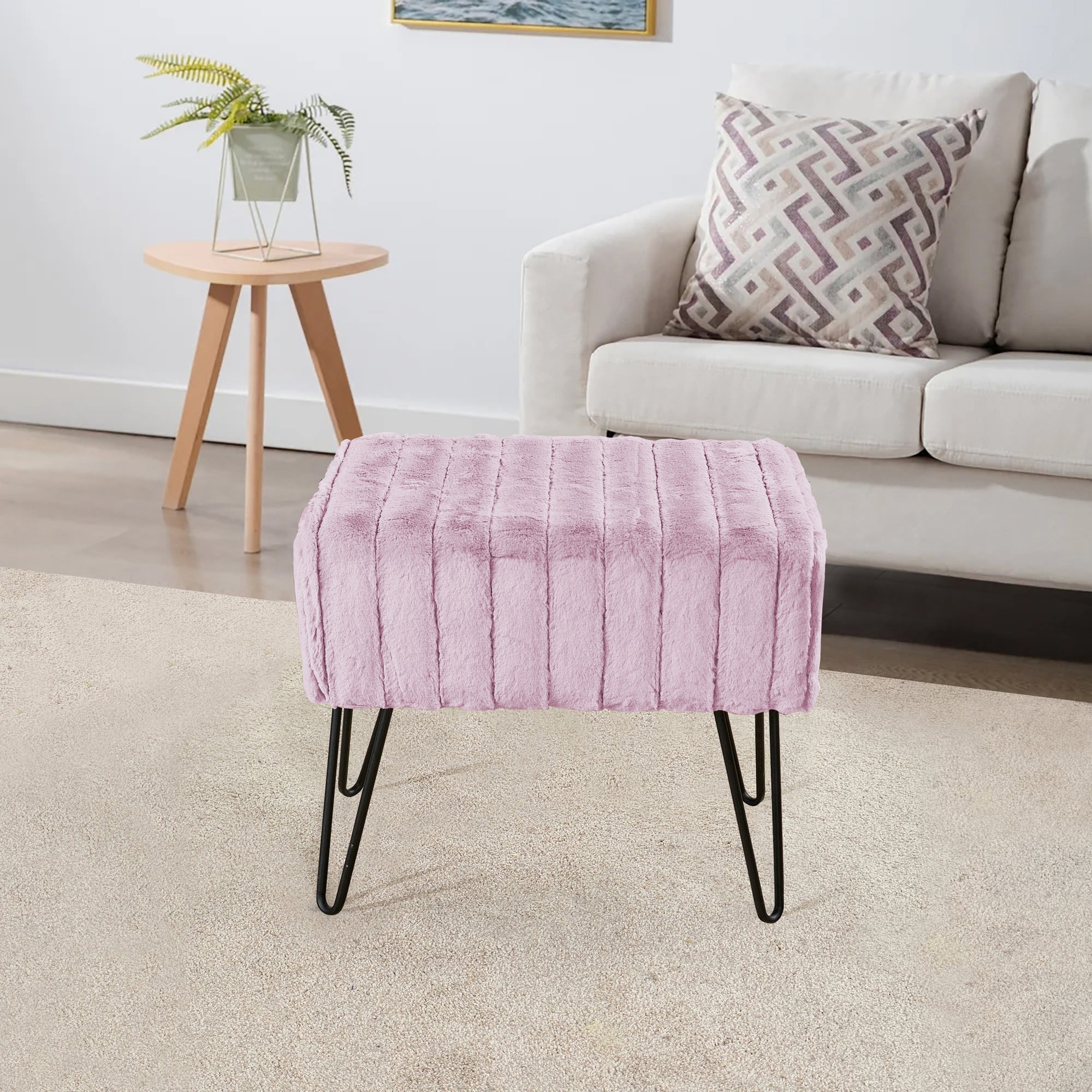 Super Mink Ottoman