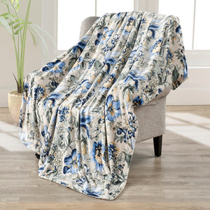 PRINTED FLANNEL THROW