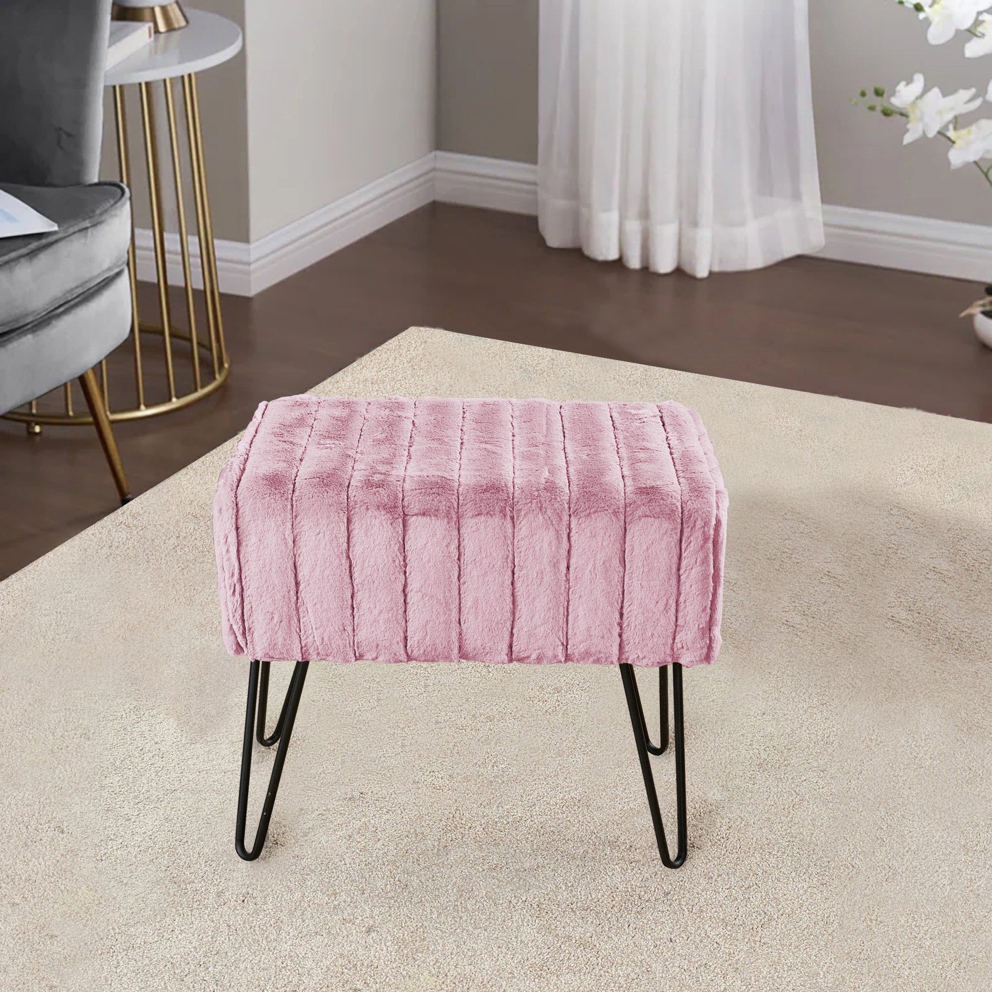 Super Mink Ottoman