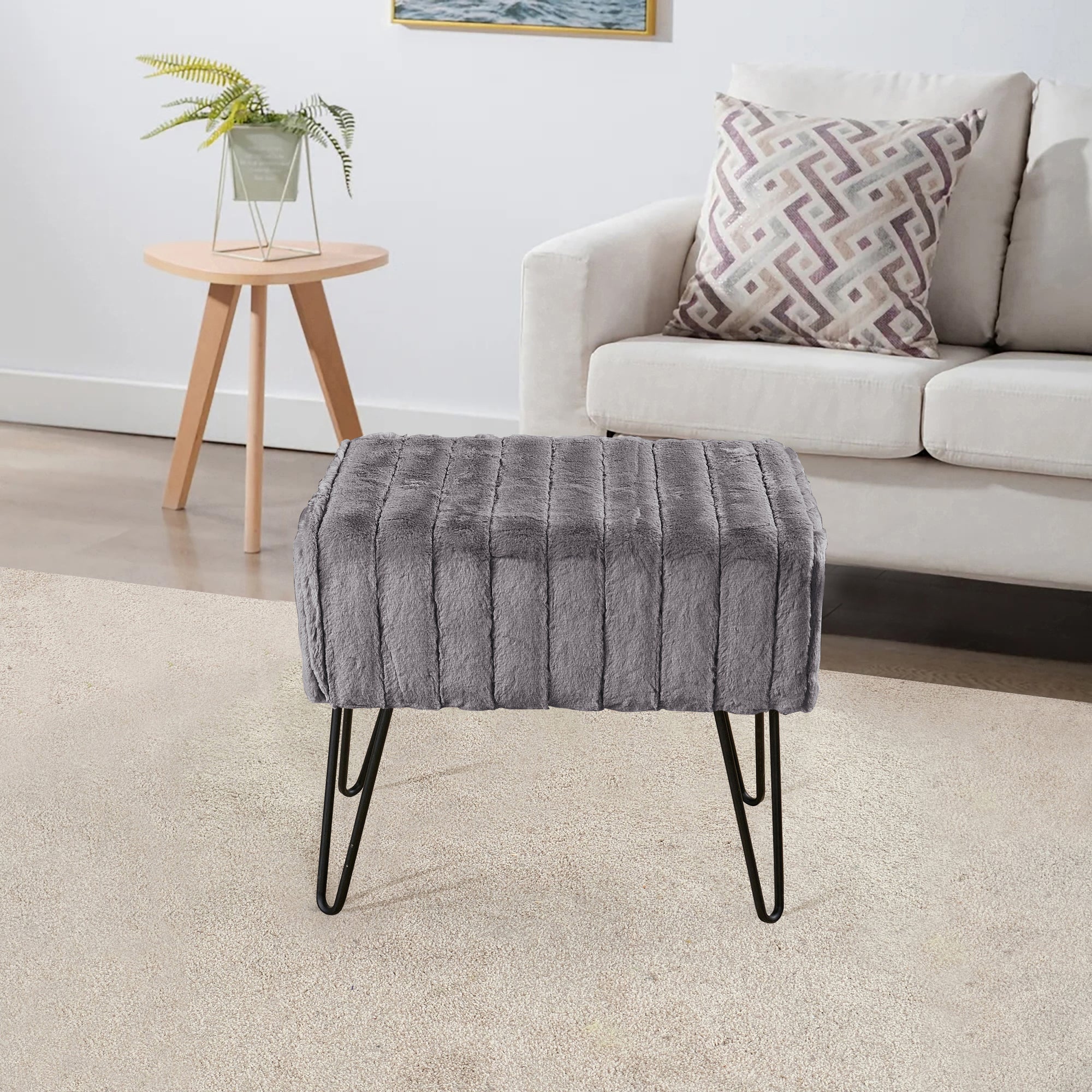 Super Mink Ottoman