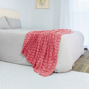 SAGA DOUBLE SIDED FAUX FUR THROW