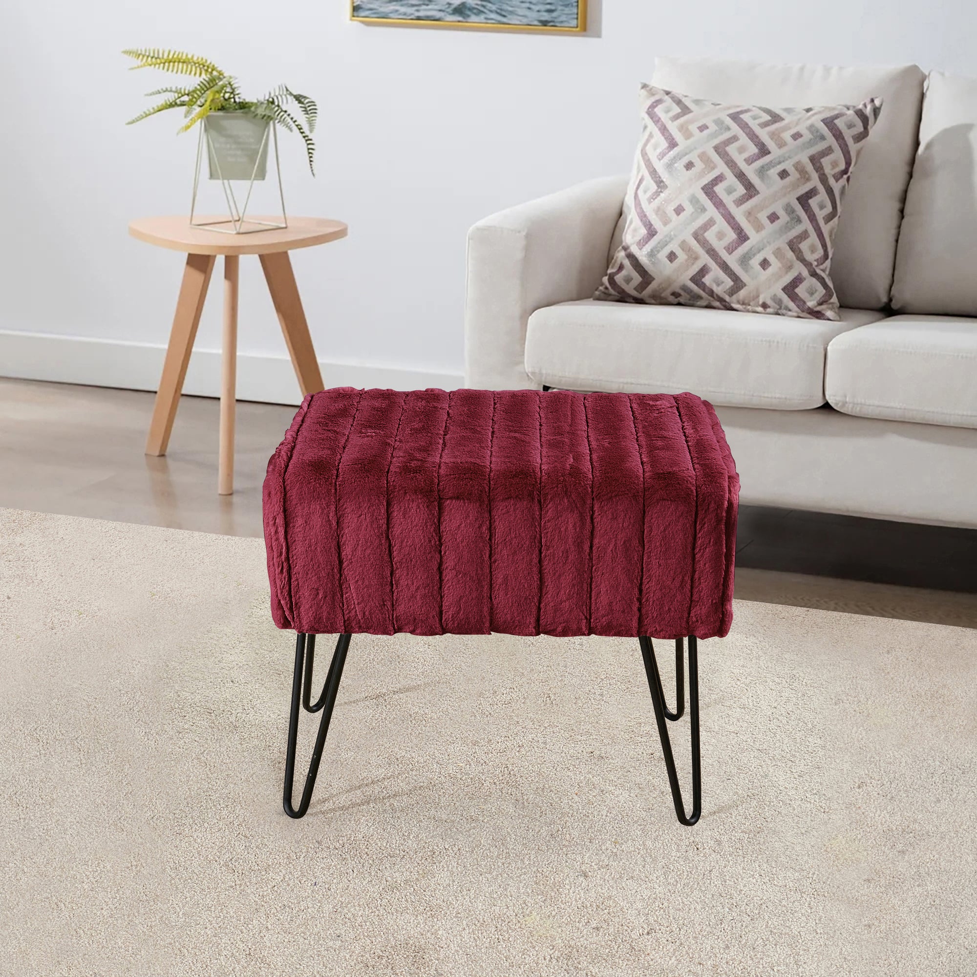 Super Mink Ottoman