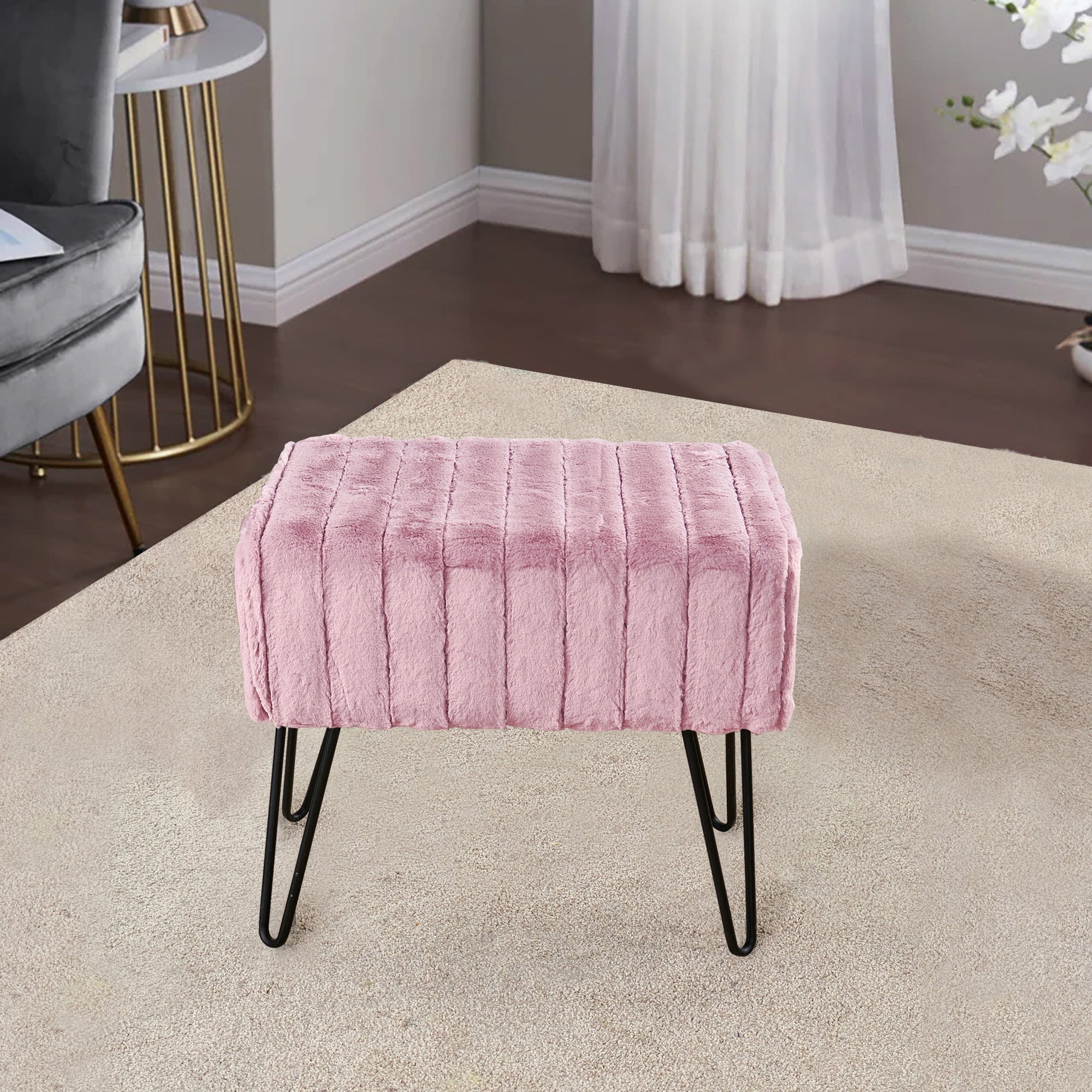 Super Mink Ottoman