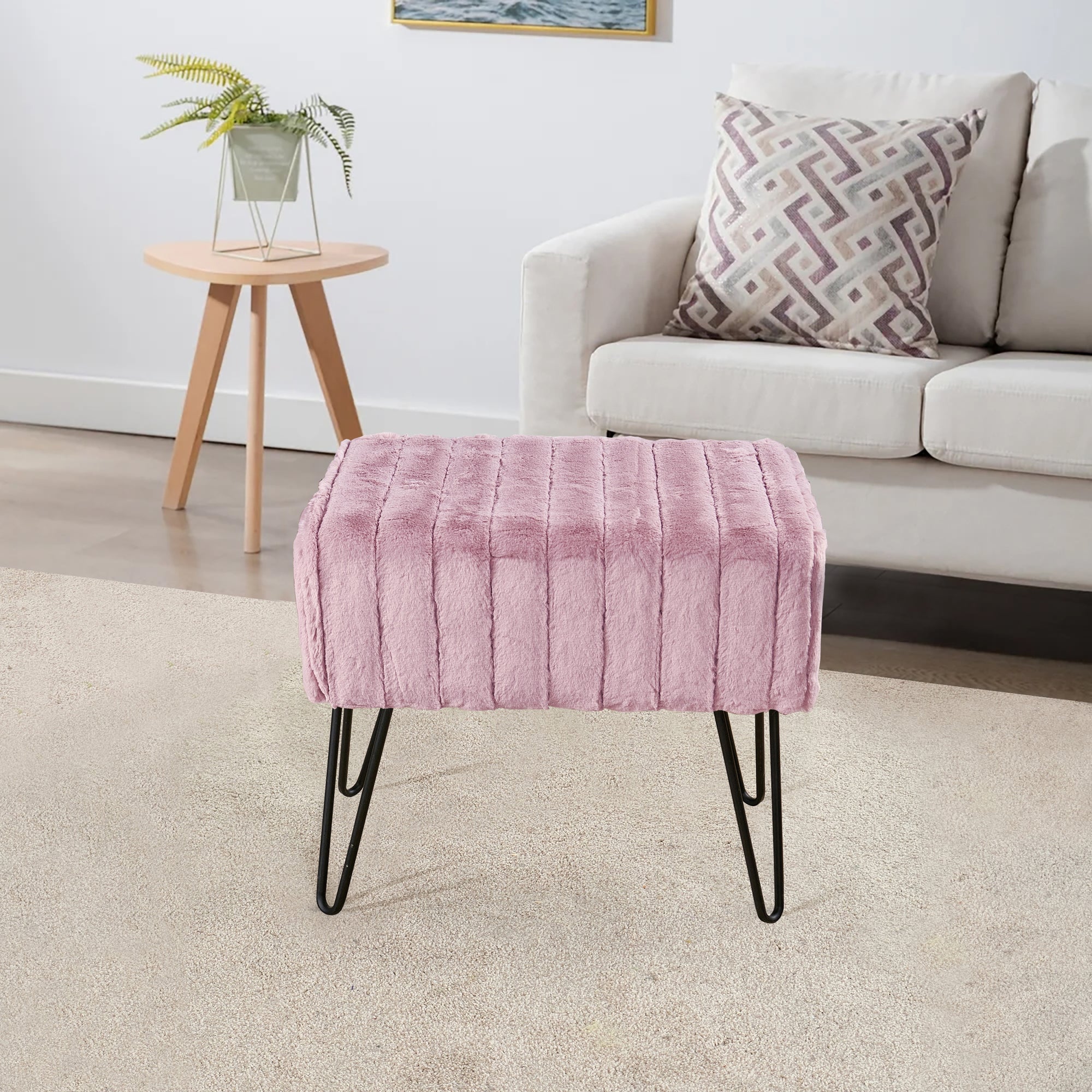 Super Mink Ottoman