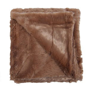 SERENGETI DOUBLE SIDED FAUX FUR THROW